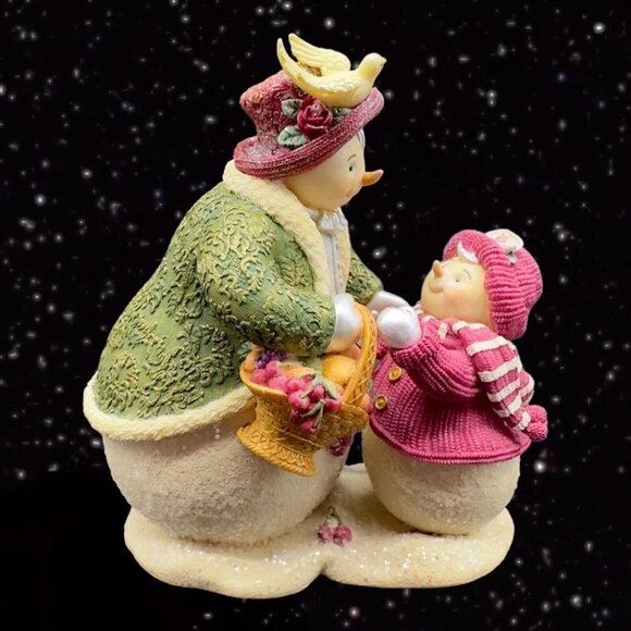 Demdaco Other - 2003 Demdaco Gift of Friendship Winter Promenade Snowmen Figurine 5.25”T
